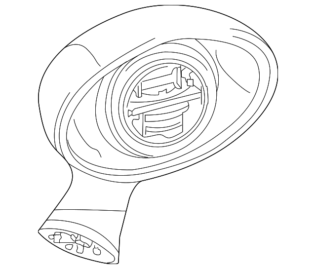 51-16-2-492-934 Деталь MIRROR ASSY, RIGHT