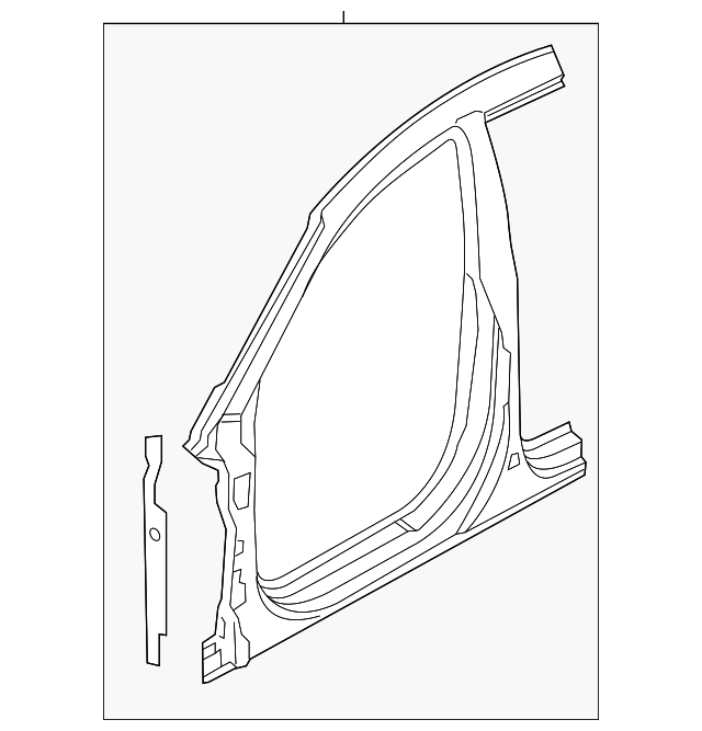 4G8-809-840 Деталь APERTURE PANEL, RIGHT