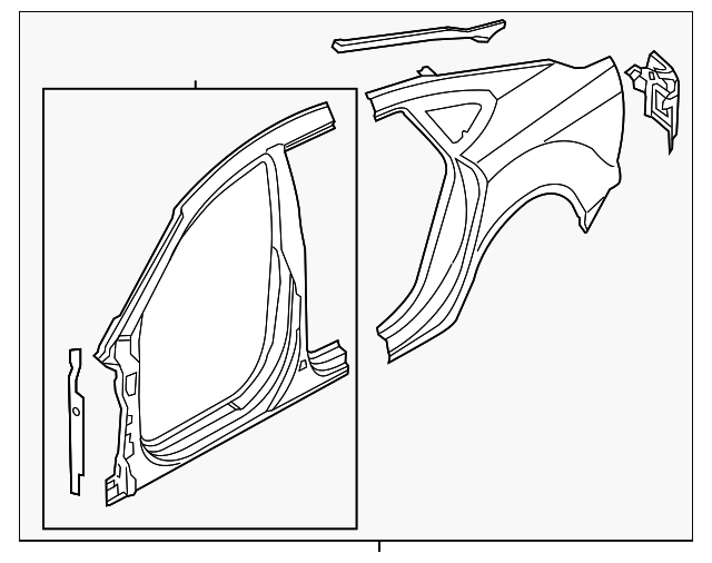 4G8-810-075-A Деталь UNISIDE PANEL, LEFT