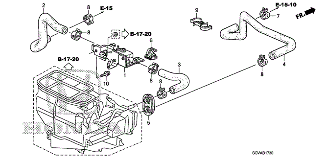 ELECTRICAL / EXHAUST / HEATER / FUEL/WATER VALVE for 2007 Honda ELEMENT #1