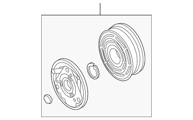 9521086Z00 Деталь CLUTCH & PULLEY