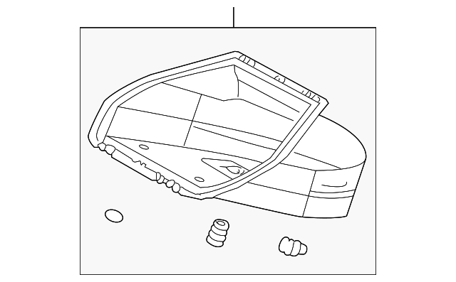 75201-17011 Деталь TOOL COMPARTMENT