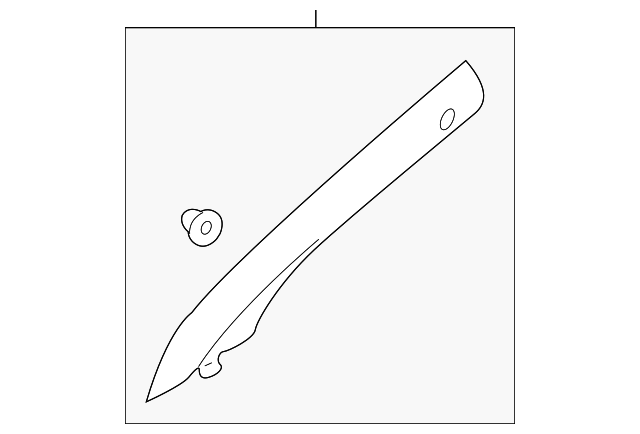 85820-3S100-TX Деталь WNDSHLD PLR TRIM, RIGHT