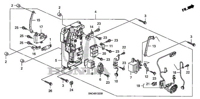 CIVIC HYBRID IMA MAIN SWITCH - JUNCTION BOARD (1)