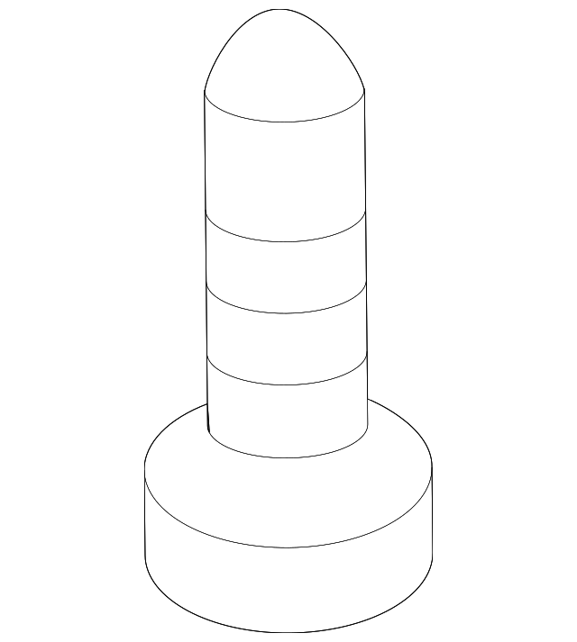 11513893 Деталь HIGH MOUNT LAMP BOLT, RIGHT
