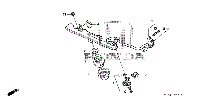 ENGINE/FUEL INJECTOR for 2010 Honda CIVIC HYBRID #1