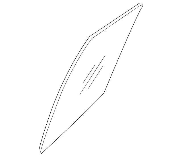 5456682Z10 Деталь FIXED GLASS, LEFT