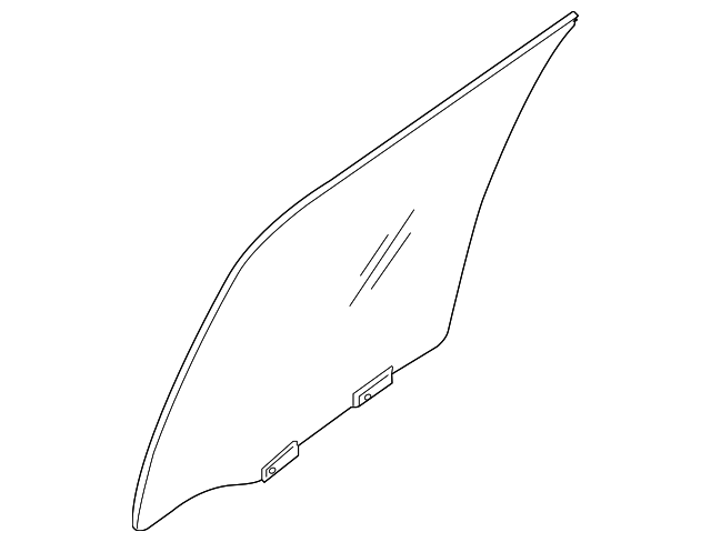 8450382Z20 Деталь MOVEABLE GLASS, RIGHT