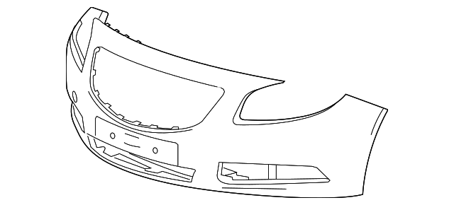 22938366 BUMPER COVER
