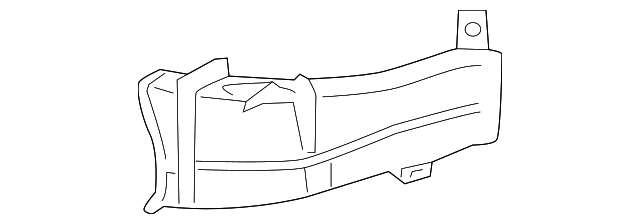 53286-30160 AIR DUCT, LEFT