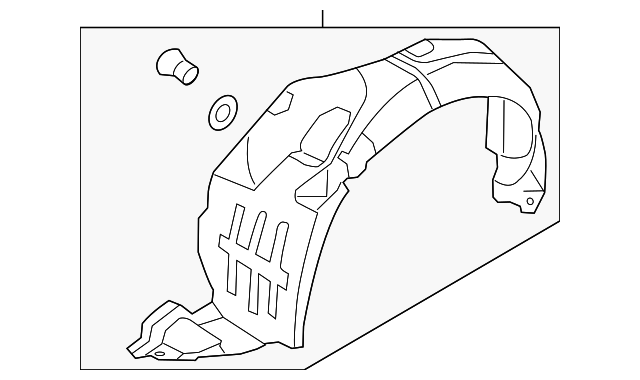 86811-3Q500 Деталь FENDER LINER, LEFT