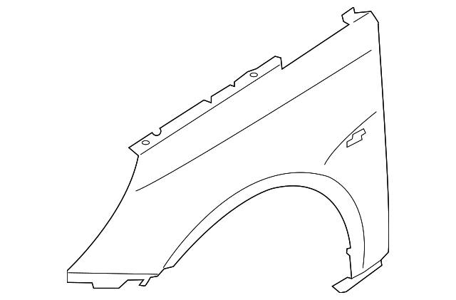 66311-3Q000 Деталь FENDER, LEFT