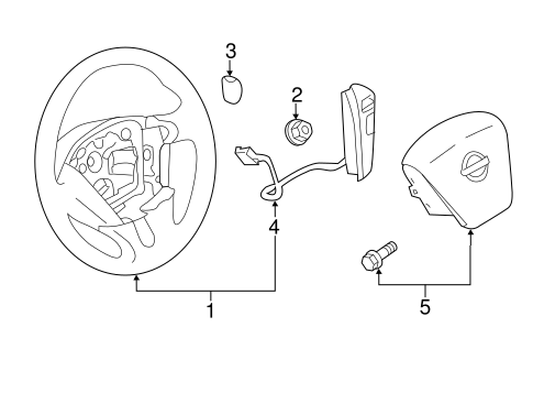 Murano STEERING WHEEL & TRIM