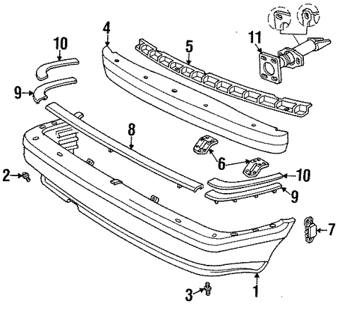 Monaco BUMPER & COMPONENTS - REAR