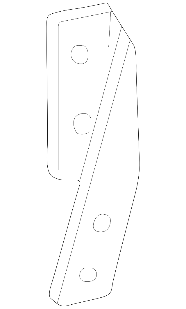 463-504-32-40 TRANS COOLER BRACKET, LEFT