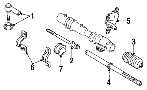 Expo LRV STEERING GEAR & LINKAGE 2