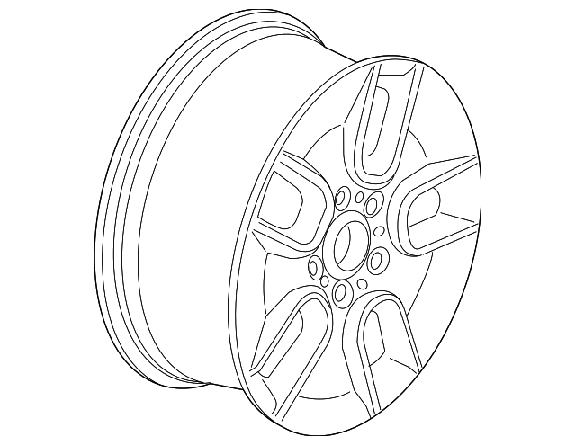 36-10-9-804-372 Деталь WHEEL, ALLOY