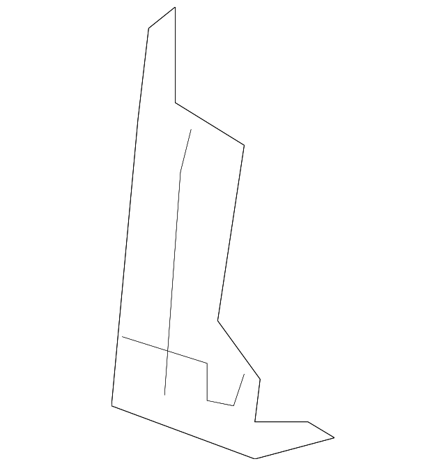 5305A083 Деталь WHEELHOUSE PANEL, LEFT