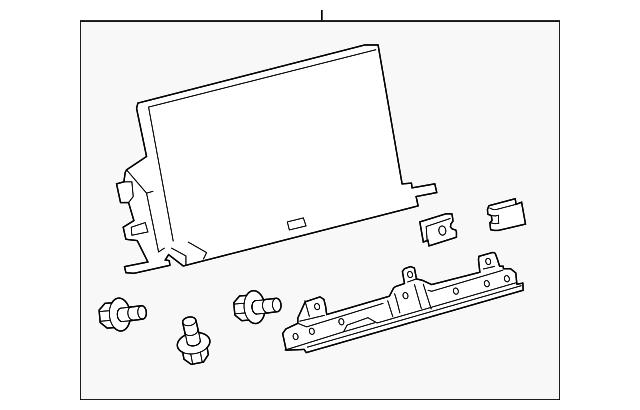 86110-78010 Деталь DISPLAY UNIT