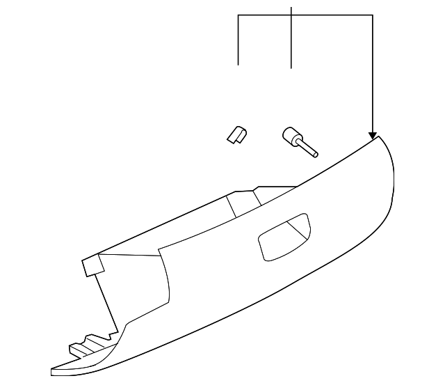 MR564842XA Деталь GLOVE BOX ASSY