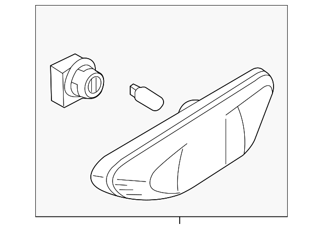 3652057L00 Деталь MARKER LAMP ASSY, LEFT