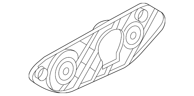 3651557L00 Деталь MOUNT PLATE, RIGHT