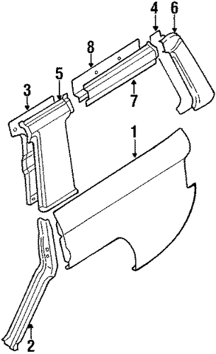 Trooper QUARTER PANEL & COMPONENTS 2