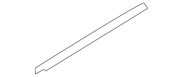 86382-2P000 Деталь BLACK OUT TAPE, LEFT
