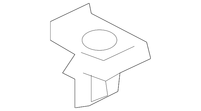 638484M500 Деталь FENDER LINER CLIP, LEFT