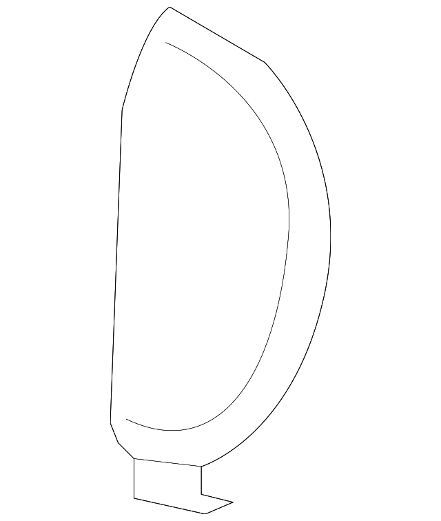 25855837 SIDE TRIM, LEFT