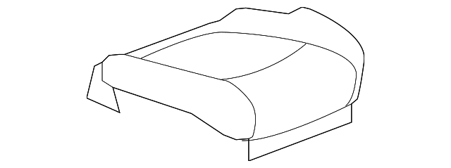 20794401 CUSHION COVER, RIGHT