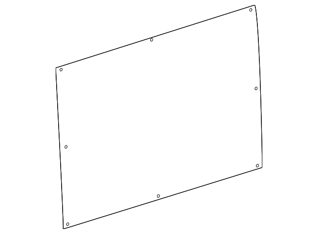 90669242017J69 Деталь CENTER PANEL, LEFT