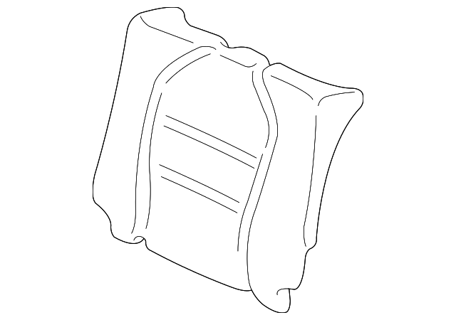 81322-S9V-A02 Деталь PAD, R. MIDDLE SEAT-BACK
