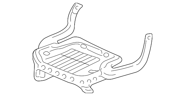 81336-S9V-A03 Деталь FRAME, R. MIDDLE SEAT CUSHION