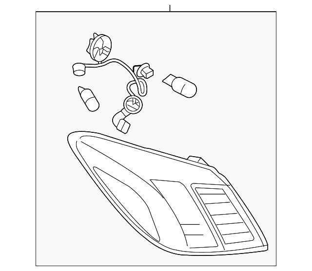 26555-1SX1B Деталь COMBO LAMP ASSY, LEFT
