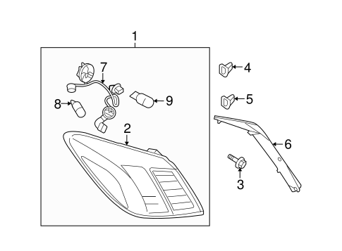 Murano BULBS - CHASSIS 5