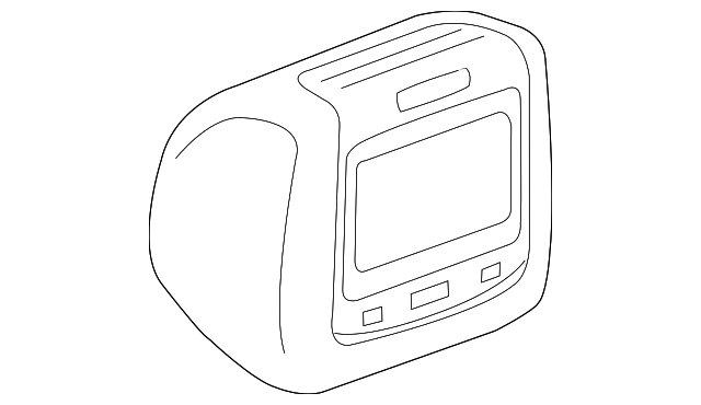 22840151 Деталь DVD UNIT, RIGHT