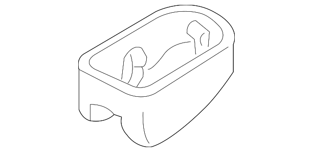 8L8Z-78616B00-AB Деталь CHILD SEAT BRKT COVER, LEFT