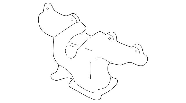 BP4Y-13-450B Деталь EXHAUST MANIFOLD