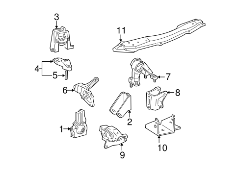 Celica ENGINE & TRANS MOUNTING