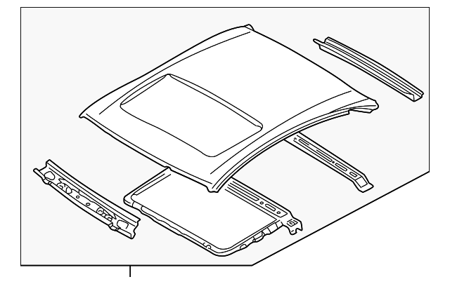 731002Y030 Деталь ROOF PANEL