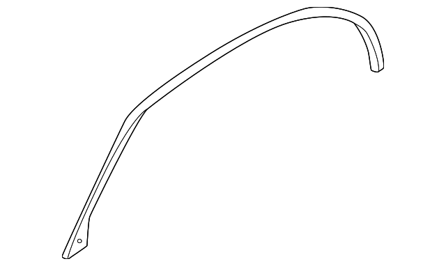 768432Y06A Деталь DRIP W'STRIP, LEFT