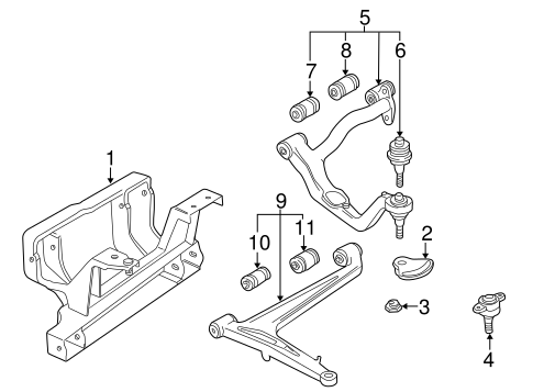 EuroVan SUSPENSION COMPONENTS