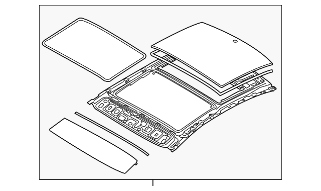81610-C1010 Деталь SUNROOF ASSY