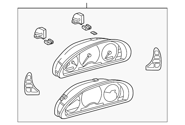 208-540-32-11 Деталь CLUSTER ASSY