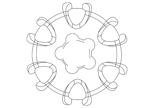 42611-42020 Деталь WHEEL, ALLOY