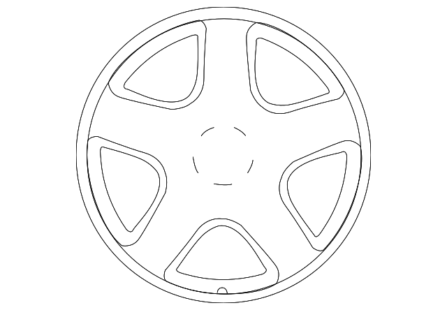 42611-42070 Деталь WHEEL, ALLOY