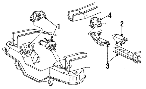 Aerostar ENGINE & TRANS MOUNTING