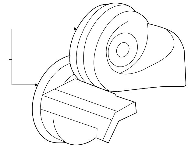 56043186AF Деталь HORN