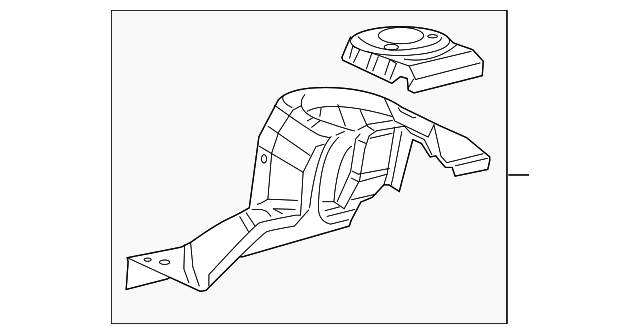 7B0-809-071 Деталь STRUT TOWER, LEFT